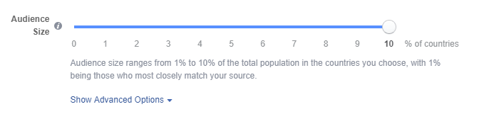 audience size