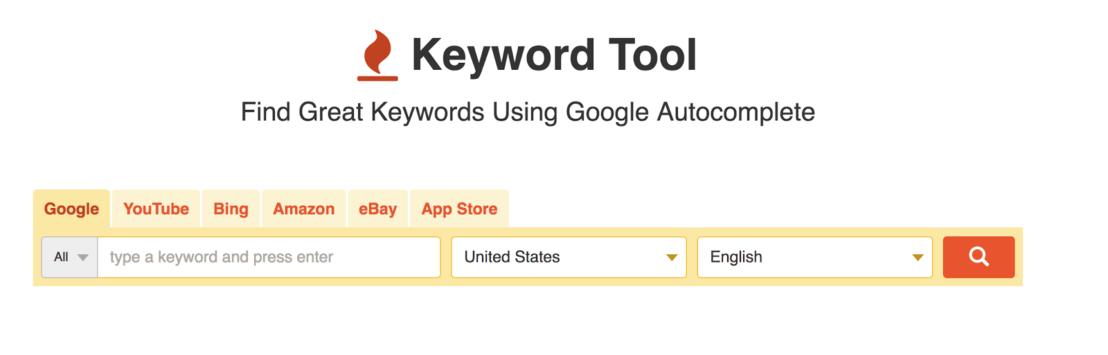 Keyword Tool