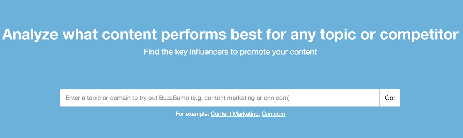 analyze what content performs best for any topic or competitor