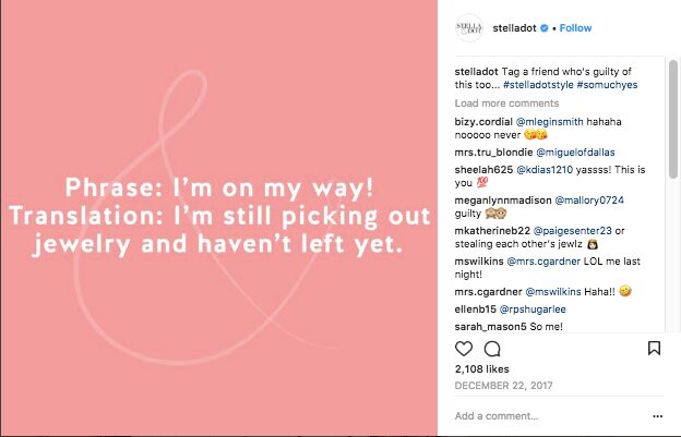 Stella & Dot instagram profile