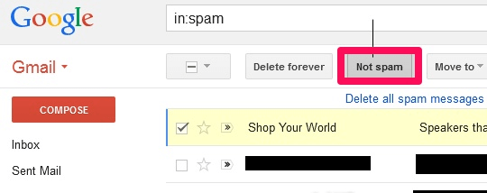 Not spam