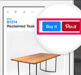 social sales Pinterest Buy button