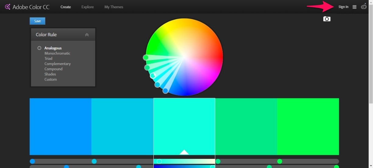 adobe color analogous