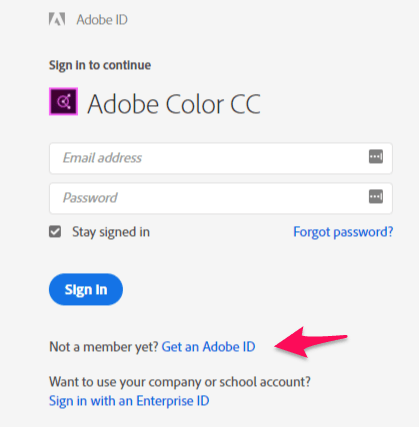 get an adobe ID