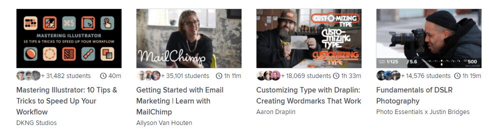 skillshare courses