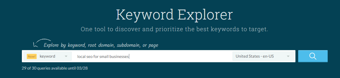 keyword explorer