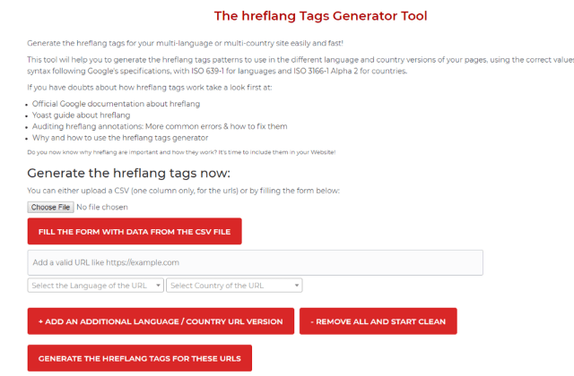 href lang generator