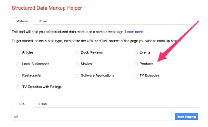 Google’s Structured Data Markup Helper