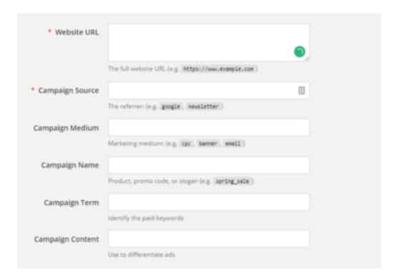 Google UTM Builder