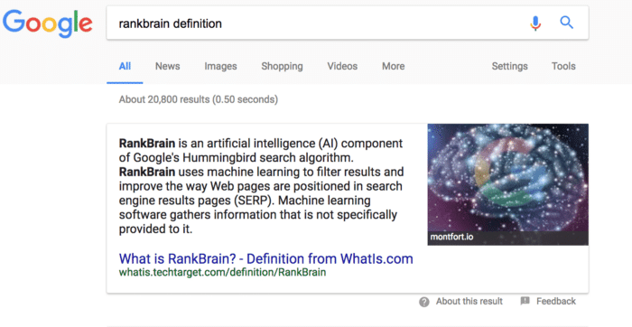 rankbrain definition