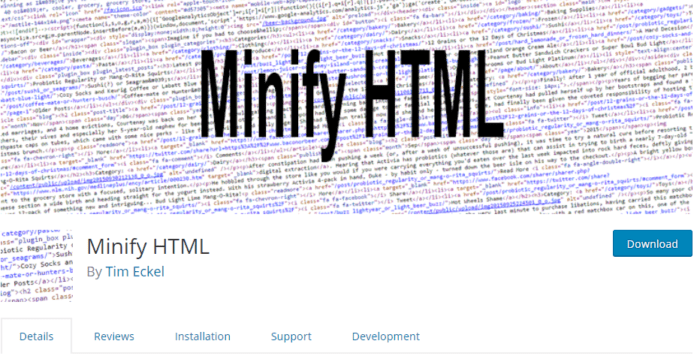 google pagespeed insights minify HTML