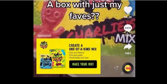 TikTok Ads Custom Mix Campaign for Sour Patch Kids