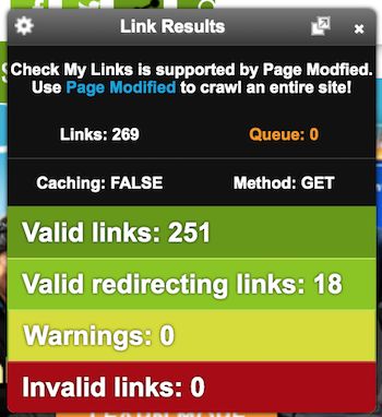 Check My Link's SEO Chrome extension tool