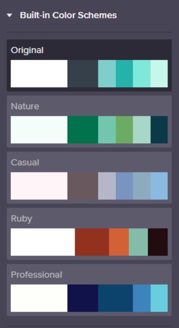 piktochart colors